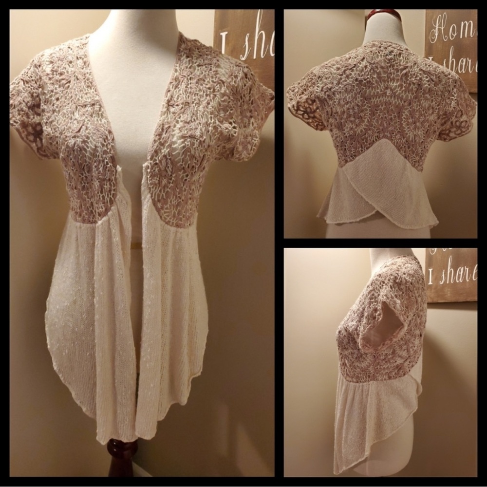 Open front cardigan